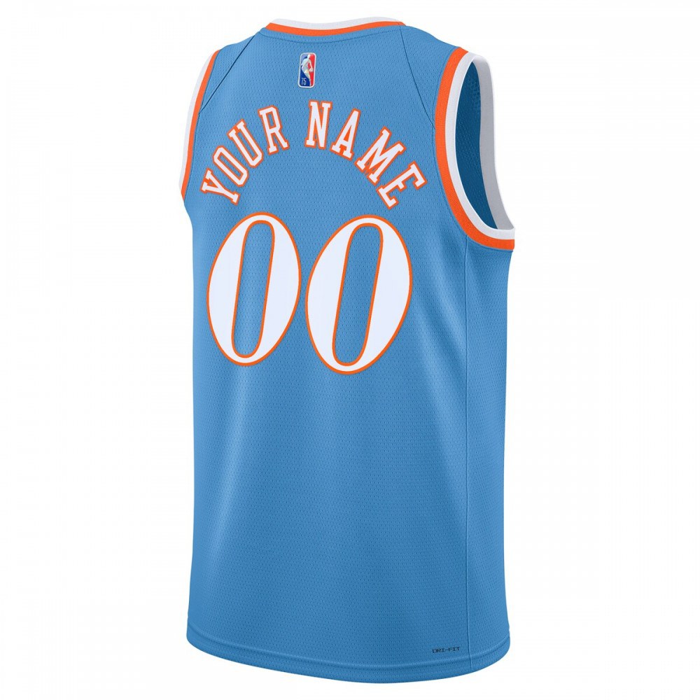 LA Clippers 2021/22 Swingman Custom Jersey - City Edition - Light Blue-Pro Kit Vault | Brand New 26/27 Sports Jerseys